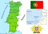 Portugal-Landkarte
