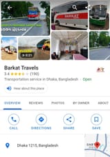 Barkat Travels, Bangladesh