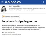 só é culpa do governo quando o presidente é Bolsonaro