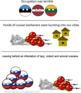 occupation was terrible, baltic russians