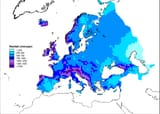 showed-an-estimation-of-annual-rainfall-occurring-in-Europe-Rainiest-areas-more-than