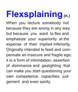 Flexsplaining