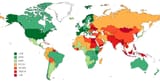 Deaths due to long working hours per 100,000 people