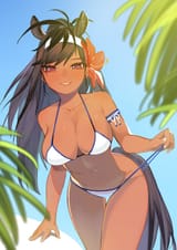 Brown horse bikini - beijuu545