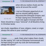 Usa kike trying to imitate male speech patterns