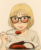 Salmão comendo feijoada