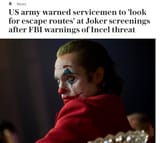 joker FBI shooting warning theater
