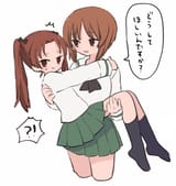 __nishizumi_miho_and_kadotani_anzu_girls_und_panzer_drawn_by_ri_qrcode__f99351d4485a73bd855a93c51eac0091