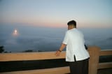kim jong un viewing a different kind of sunrise