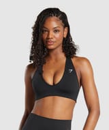 HalterneckSportsBraGSBlackB8A5G-BB2J-0007