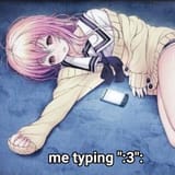 me typing _3