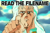 read the filename