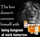 The lion rapes the HR manager when it speaks