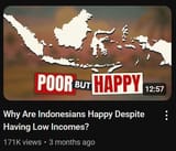 indog poor but happy