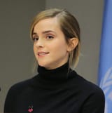 Emma Watson black turtleneck