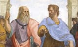 Socrates_and_Plato_Socrates_y_Platon,_Escuela_de_Atenas,_Raffae_(cropped)