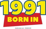 born-1991-text-vector-design-260nw-1926031190
