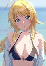 yande.re 1111879 amochin bikini_top hachimiya_meguru open_shirt swimsuits the_idolm@ster the_idolm@ster_shiny_colors