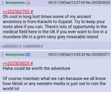 Fiji + british pajeet having a cringe off