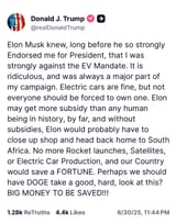 USA trump elon musk fight