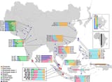 Locations-and-genetic-makeup-of-the-Malays-and-other-populations-The-averaged-genetic