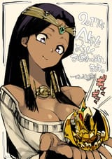 __ishizu_ishtar_and_the_winged_dragon_of_ra_yu_gi_oh_and_1_more_drawn_by_hyocorou__b8d67263bddff9bacba263e0ba4ae57b