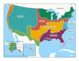Map from the book American Nations