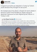 spanish journalist turkey