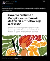 Excelente escolha pra representar o Brasil