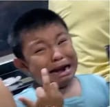 crying asian