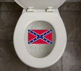 Flush them down.