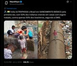 Índia ULTRAPASSA o Brasil em SANEAMENTO BÁSICO