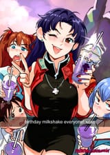 __souryuu_asuka_langley_ayanami_rei_ikari_shinji_and_katsuragi_misato_neon_genesis_evangelion_and_1_more_drawn_by_snegovski__c469fa1316816959a65a97a484eb290c
