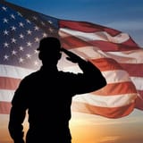 flag-salute-silhouette