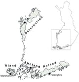 Figur-1-Karta-som-visar-de-finlandssvenska-regionerna-med-regionhuvudstaederna-utmaerkta