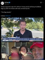 trump supporter deported iranian wife