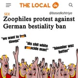 Zoophiles Protest Against Ban