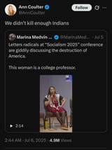ann coulter on natives