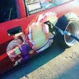 anime car decal