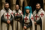 Crusaders in Cloistered Monastery
