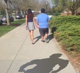 fat guy with cute gf