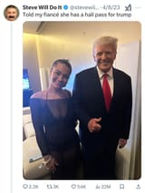 hall pass for trump cuckoldry