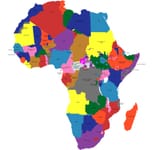 de-facto map of Africa