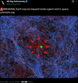 breaking news new science just dropped earth trapped