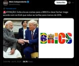 Índia vira as costas para o BRICS