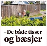 tisser og bæsjer