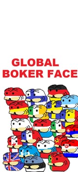 global boker face