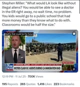 stephen miller on reduced migrants
