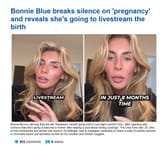 bonnie blue livestreams birth
