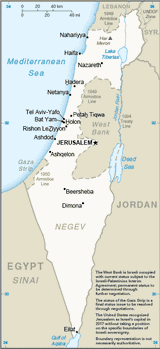 israel map